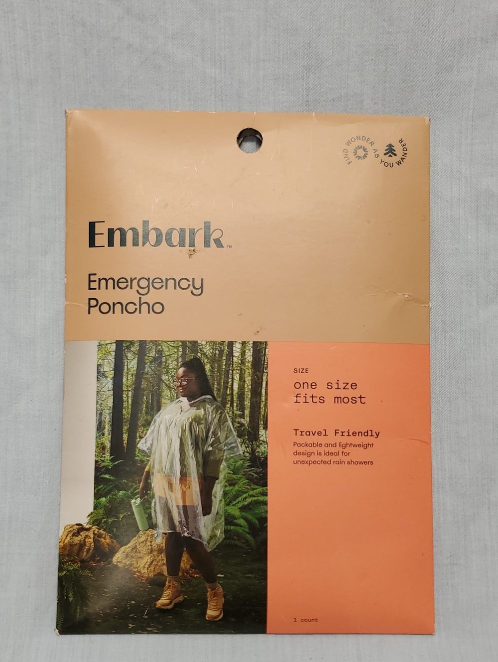 Embark Emergency Poncho - Clear